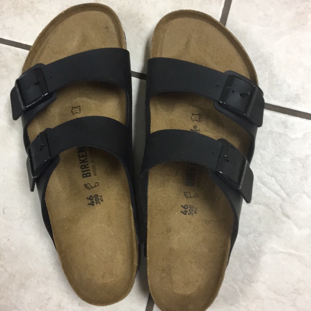 Birkenstock sandals.